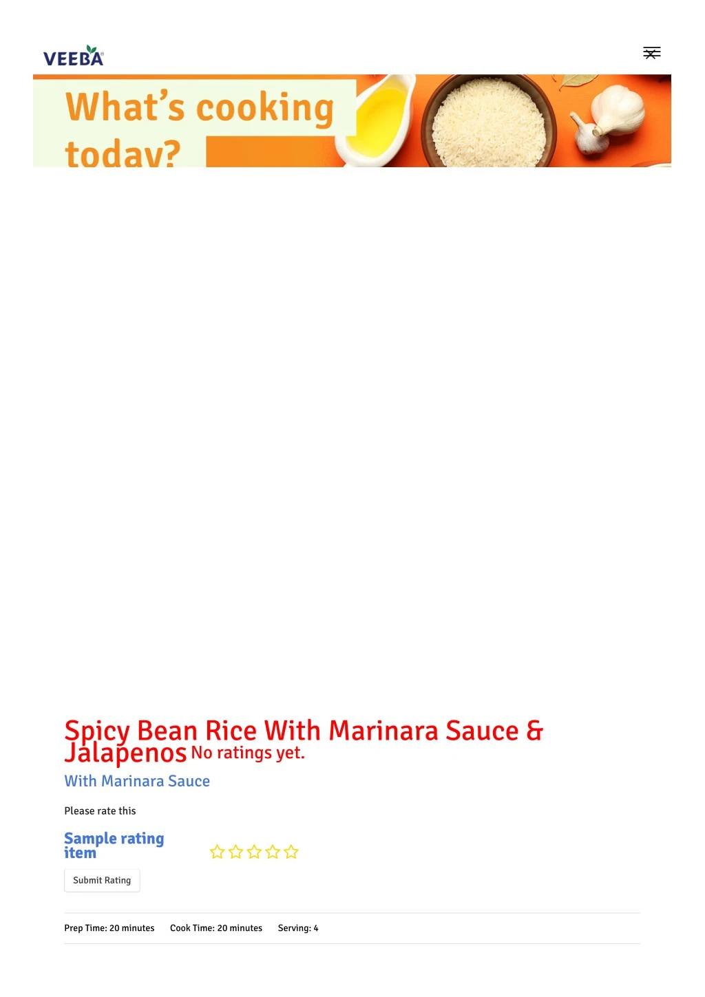spicy bean rice with marinara sauce jalapenos