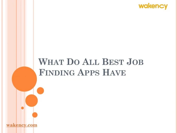 What Do All Best Job Finding Apps Have?