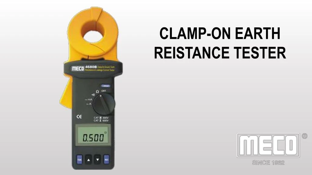 clamp on earth reistance tester