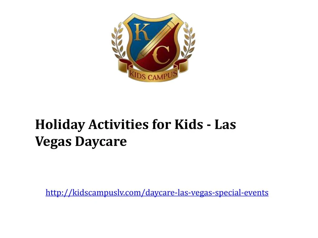 holiday activities for kids las vegas daycare
