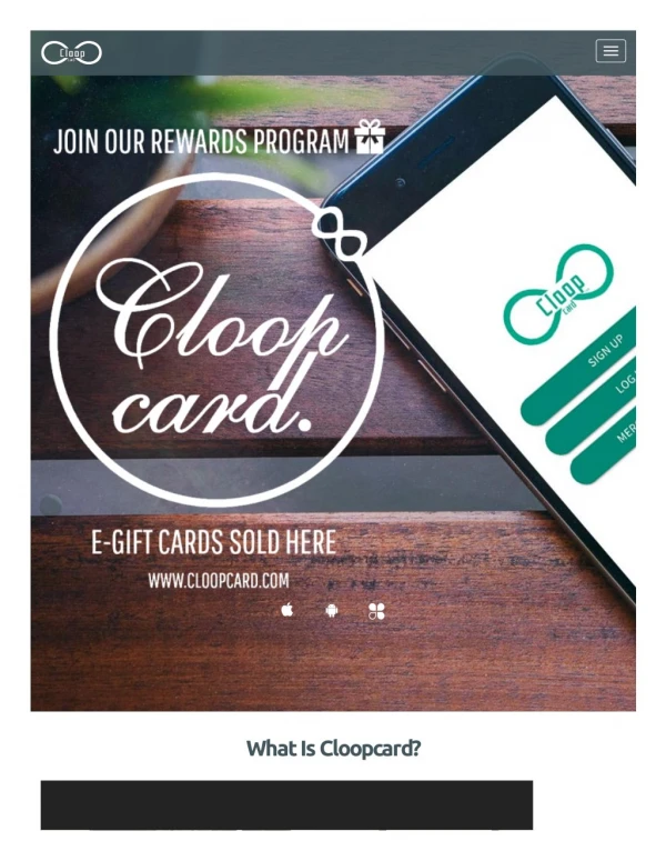 Cloopcard - Online Gift Cards Solution