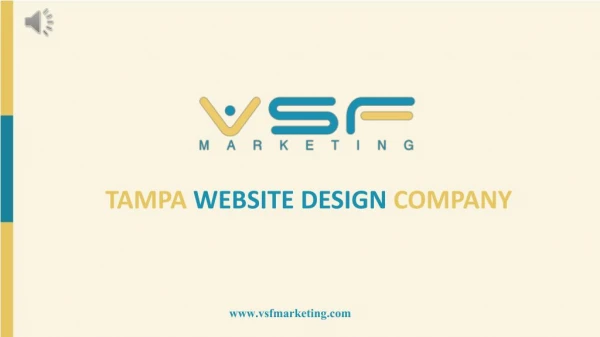Renowned Web Design Service Provider In Tampa - VSF MARKETING