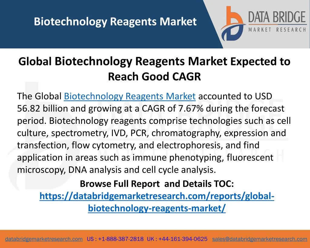biotechnology reagents market