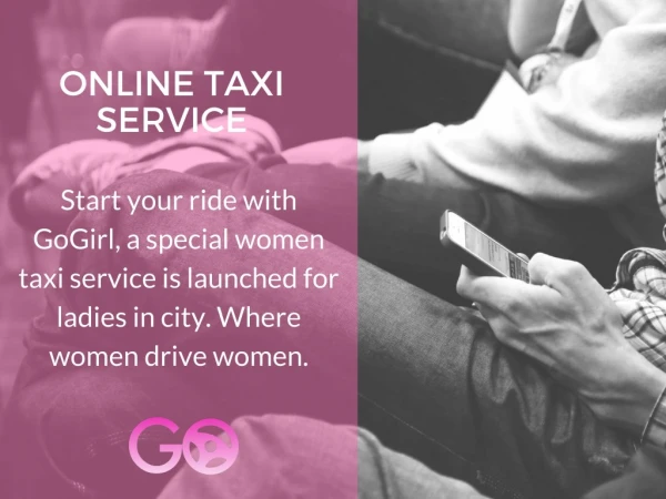 Get Online Taxi Service Sydney | GoGirl.io