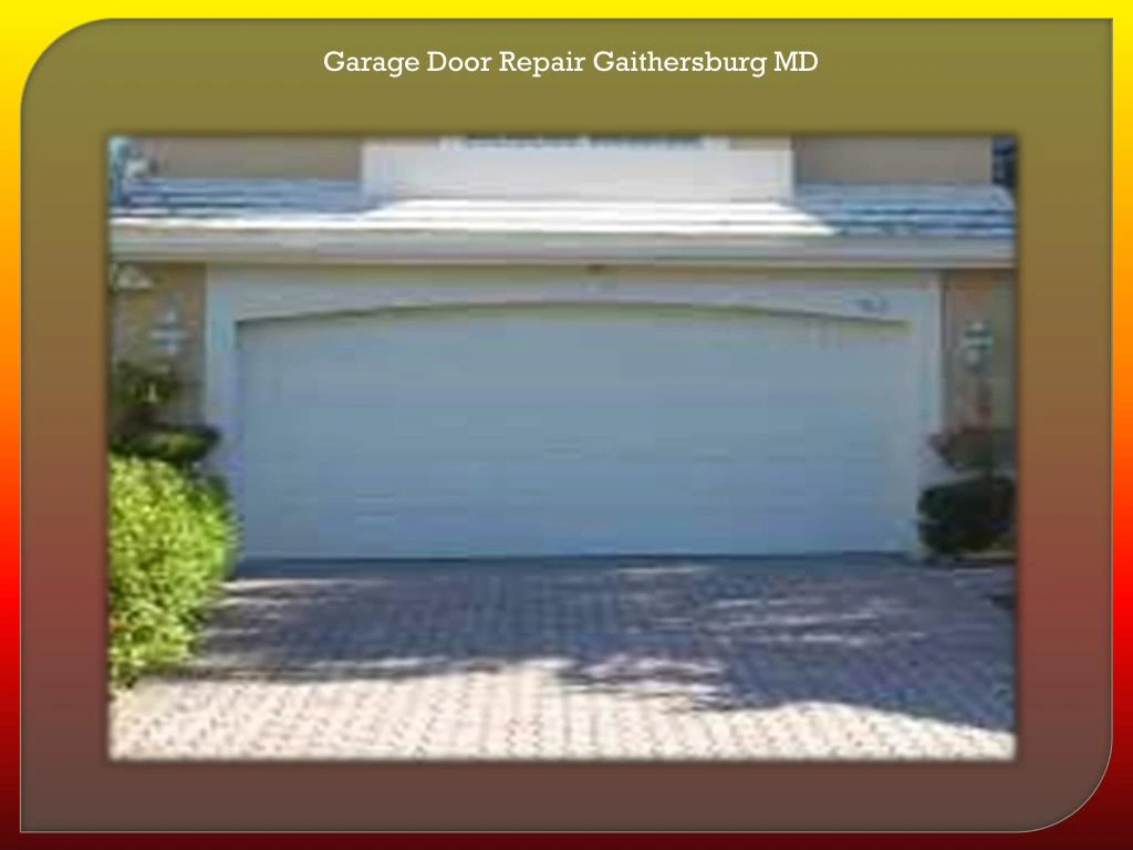 garage door repair gaithersburg md