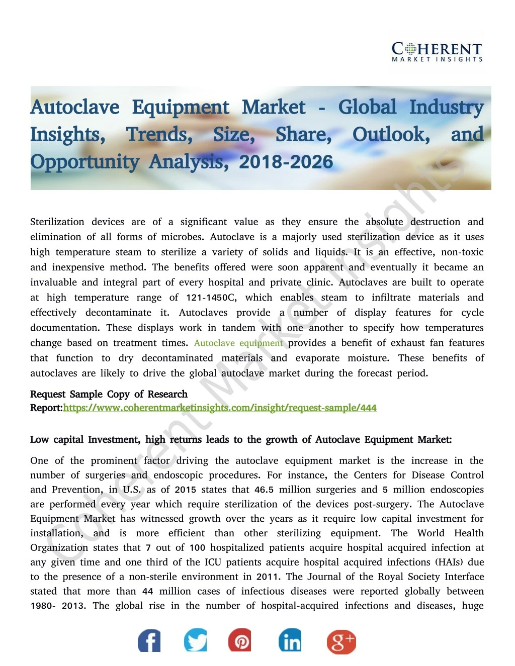 autoclave equipment market global industry