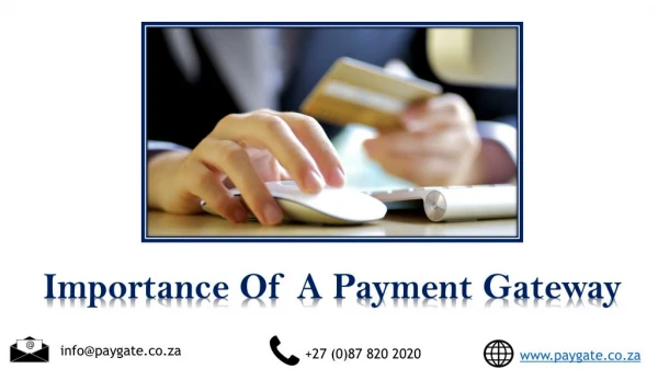 Why Payment Gateway Is Important For Online Business?
