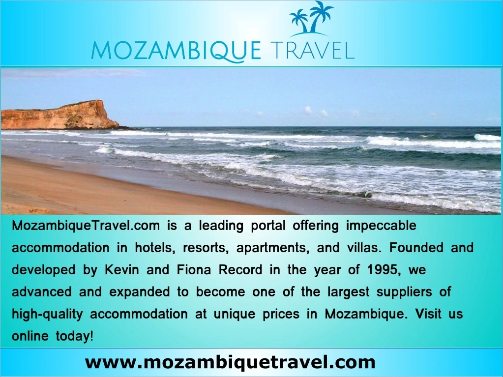 mozambiquetravel com is a leading portal offering