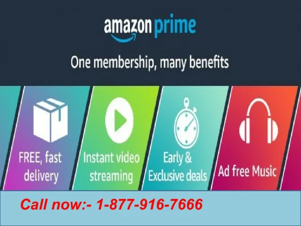 Get instant solution for amazon prime support number 1-877-916-7666