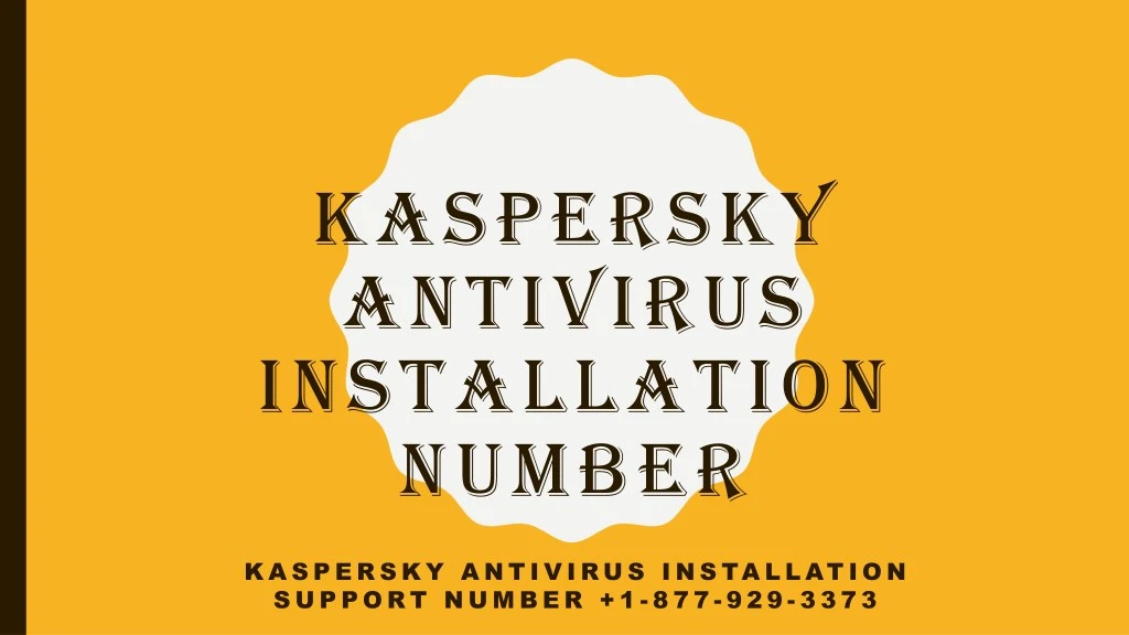 kaspersky antivirus installation number