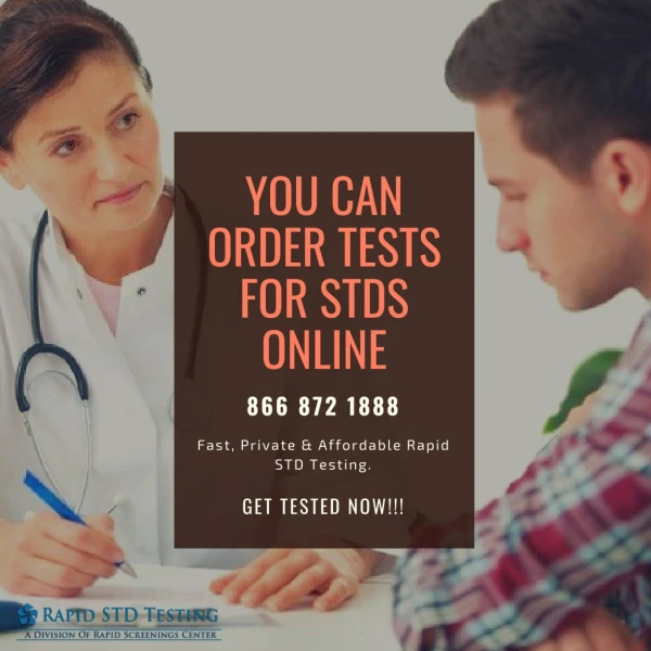 You Can Order Tests For STDs Online Testing