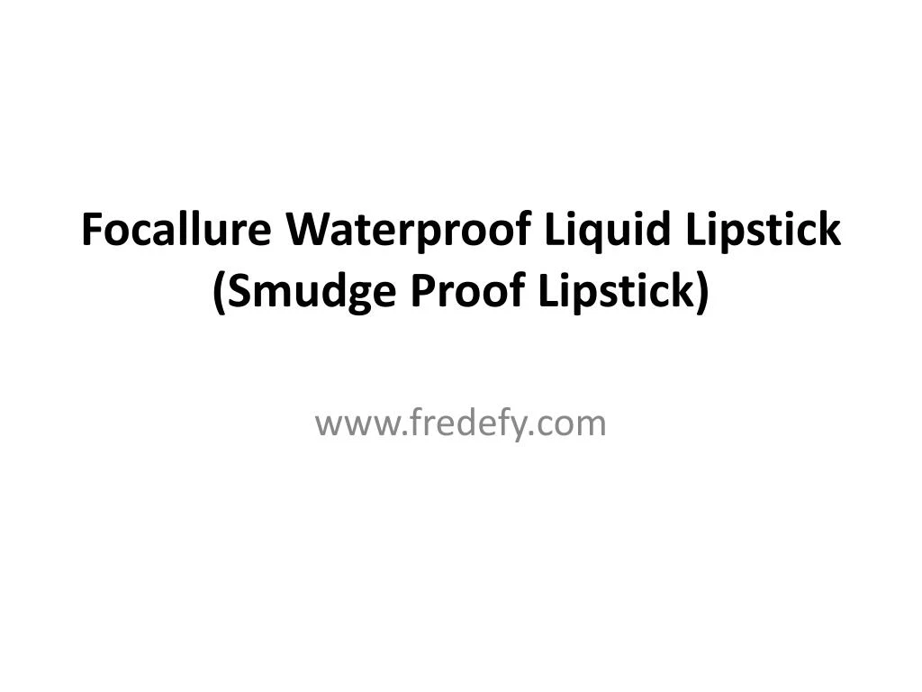 focallure waterproof liquid lipstick smudge proof lipstick