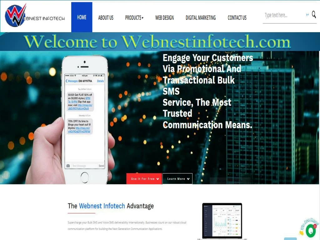 welcome to webnestinfotech com