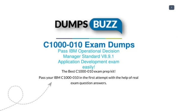 C1000-010 VCE Dumps - Helps You to Pass IBM C1000-010 Exam