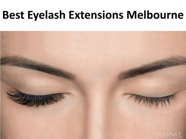 Best Eyelash Extensions Service in Melbourne