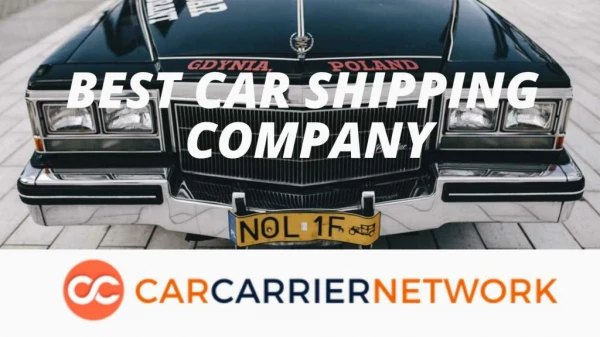 Best Car Shipping Company