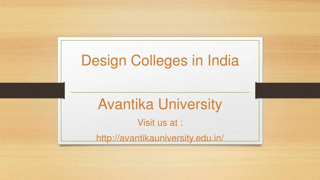 design colleges in india