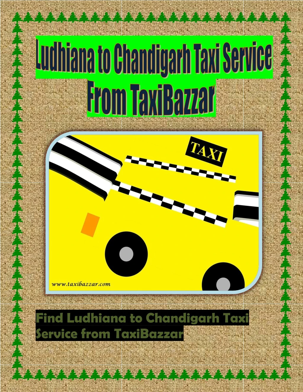find ludhiana to chandigarh taxi service from