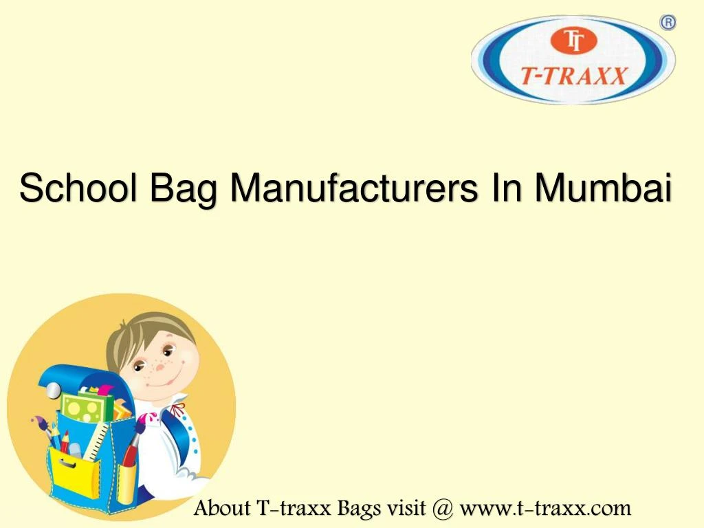 school bag manufacturers in mumbai