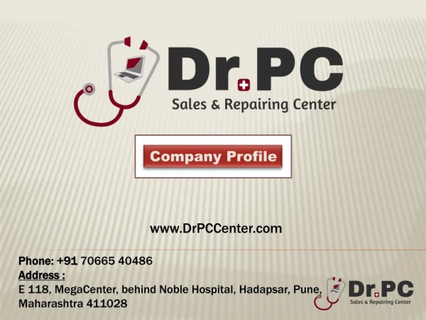 Dr PC Center - Computer/Laptop Repair Services, Hadapsar, Pune | Call 7066540486