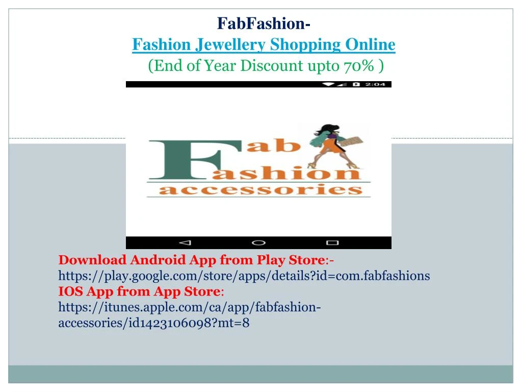 fabfashion fashion jewellery shopping online end of year discount upto 70