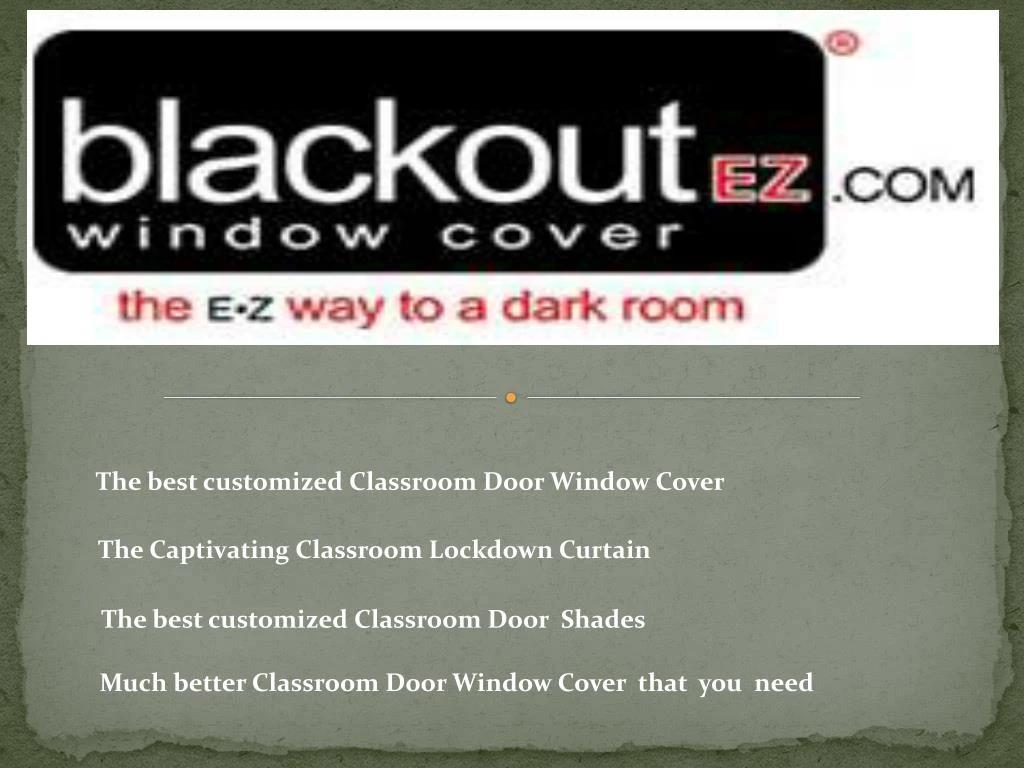 the best customized classroom door window cover