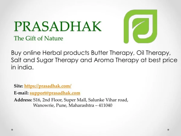 Online Herbal and Natural products store - Prasadhak