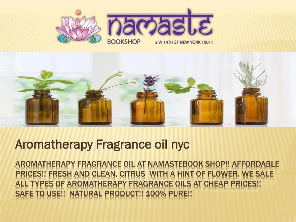 aromatherapy fragrance oil nyc