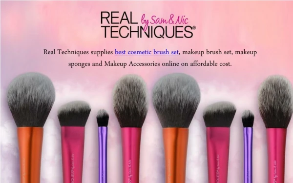 Cosmetic Brush Sets and Personal needs - Real Techniques