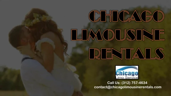 No Stress Wedding Success in Chicago via Limo Service