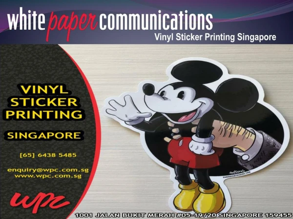 Vinyl Sticker Printing Singapore
