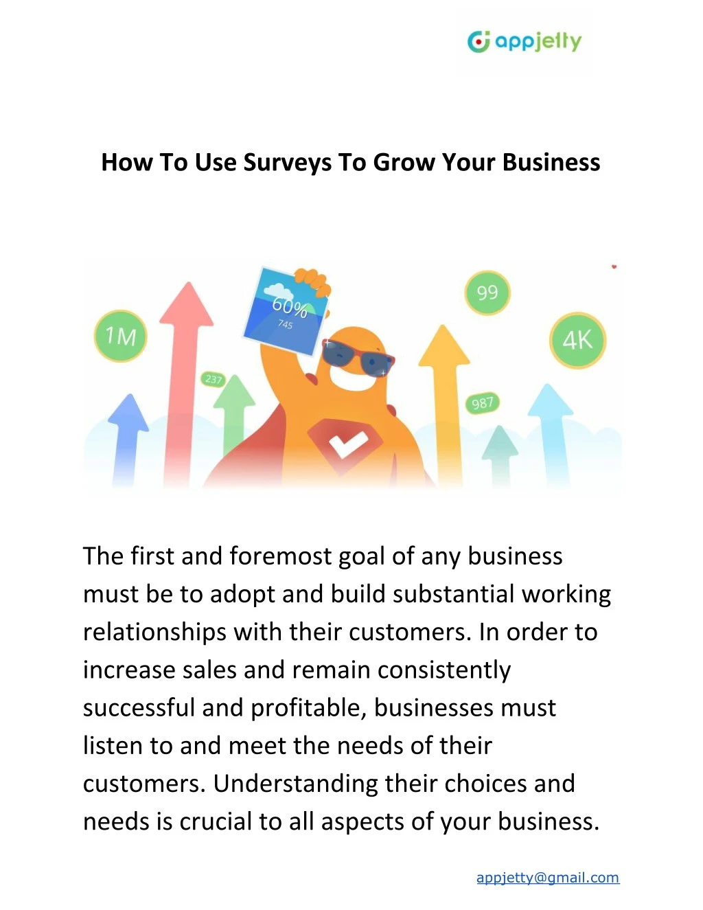 how to use surveys to grow your business