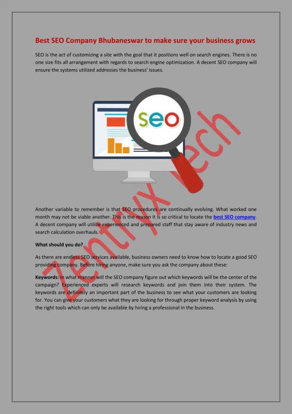 Best seo company to make sure your business grows