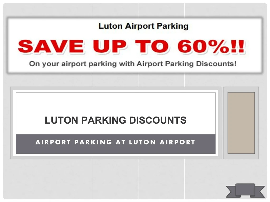 luton parking discounts