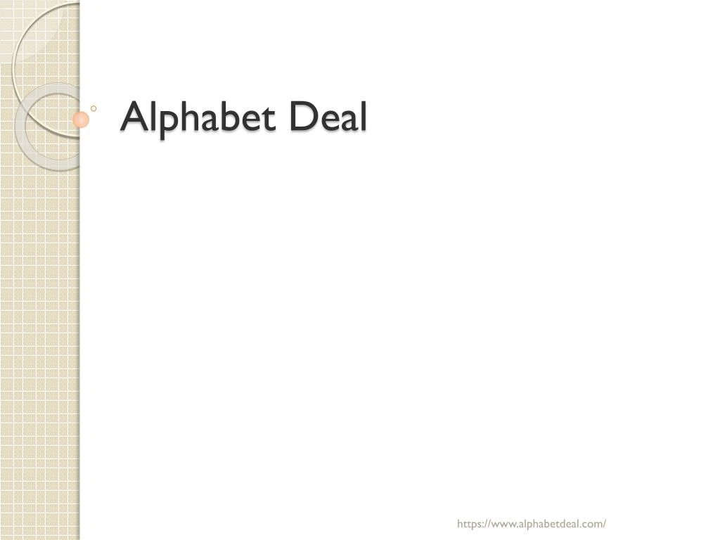 alphabet deal