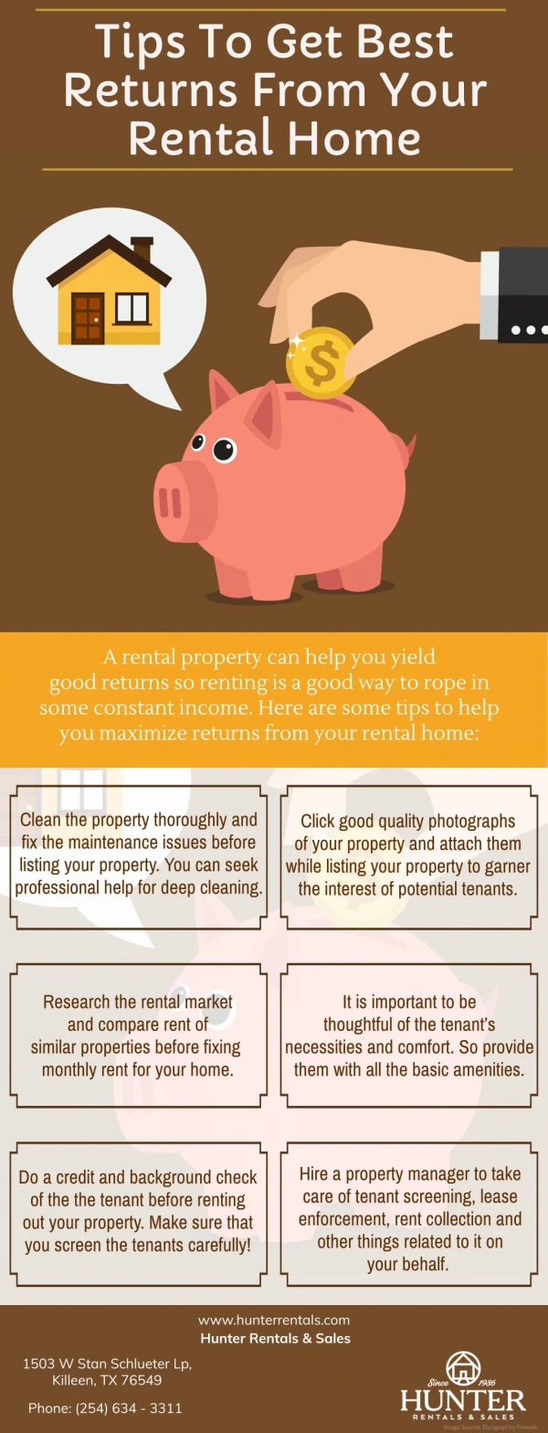 tips to get best returns from your rental home