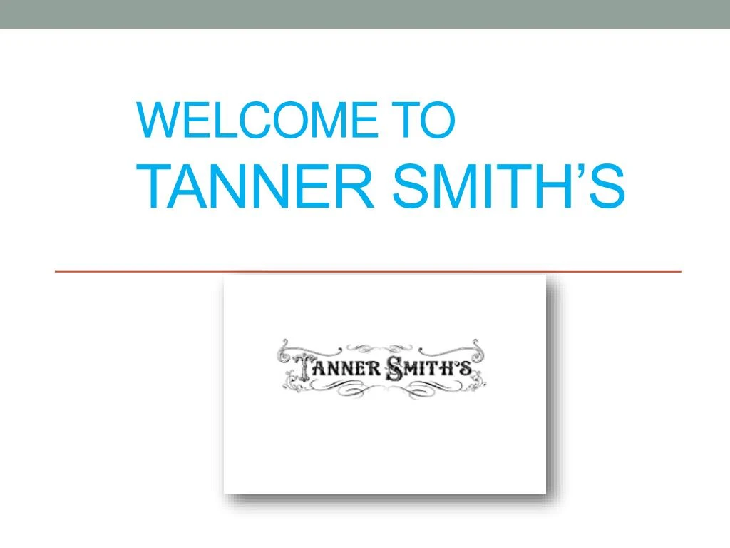 welcome to tanner smith s