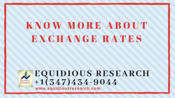 Know more about Exchange Rates