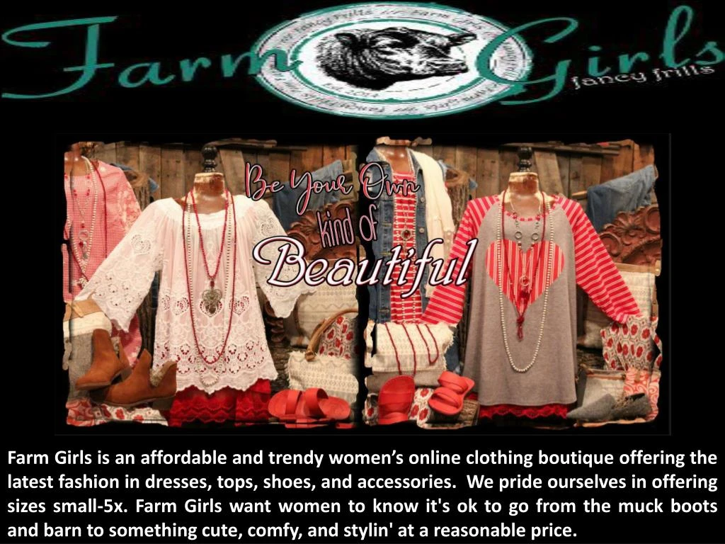 farm girls is an affordable and trendy women