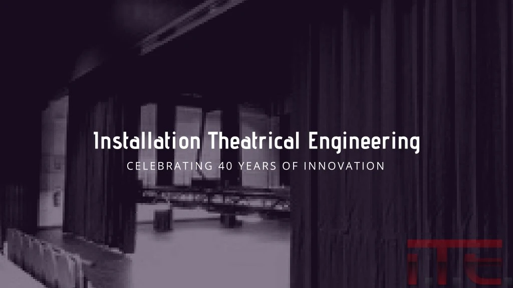 installation theatrical engineering celebrating