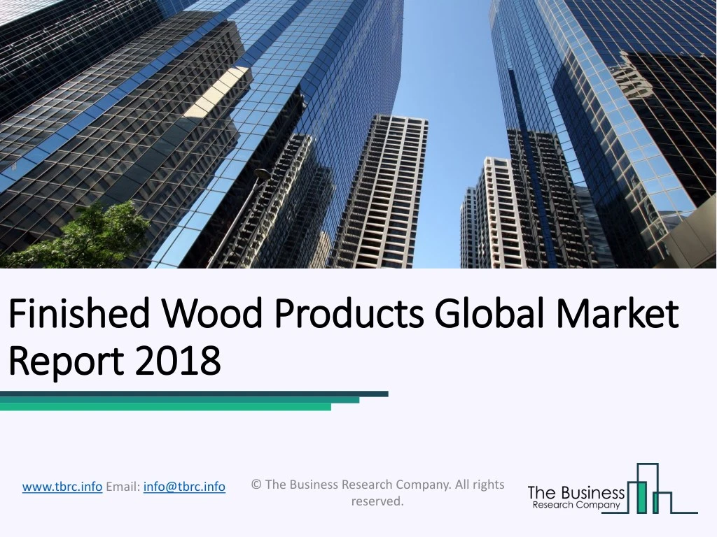 finished wood products global market finished