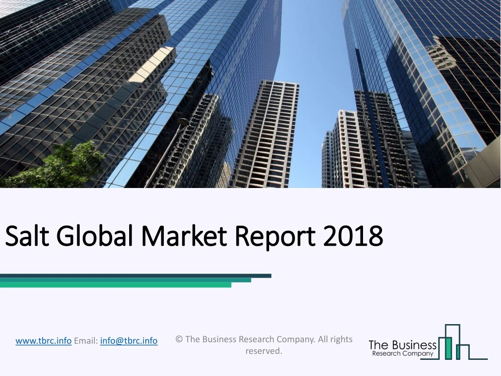 salt global market report 2018 salt global market