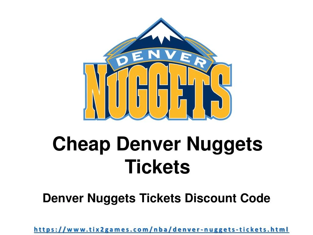 cheap denver nuggets tickets