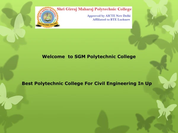 Best polytechnic college for civil engineering in UP