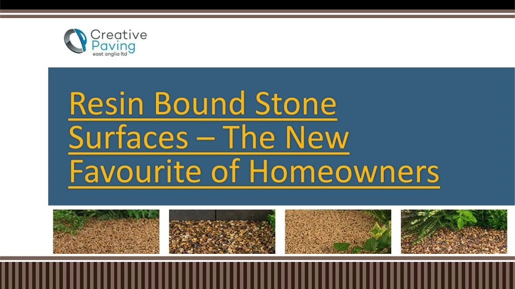 resin bound stone surfaces the new favourite of homeowners