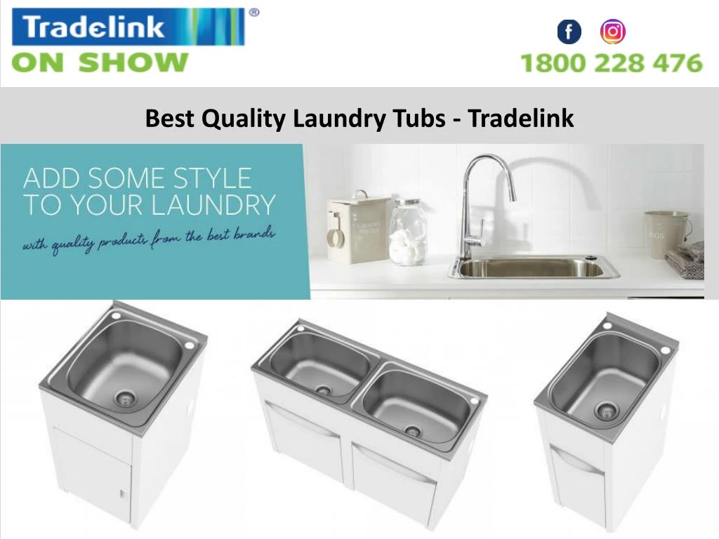 best quality laundry tubs tradelink