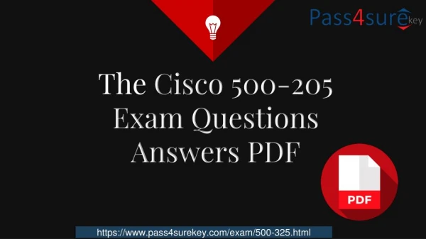 Cisco 500-325 Exam Dumps Sample Question And Answers.