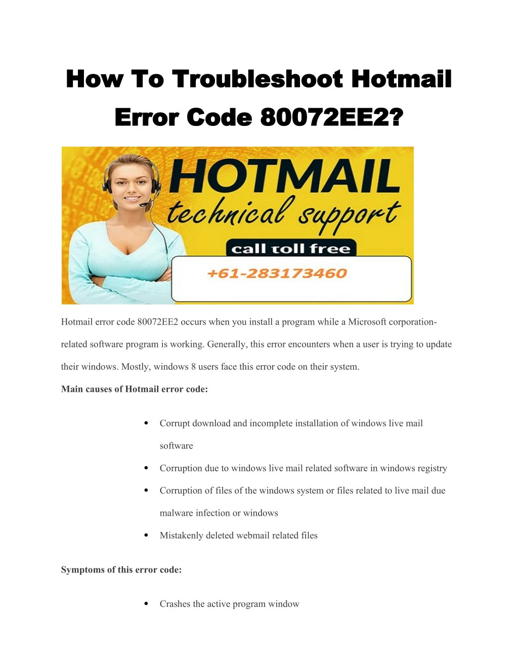 how to troubleshoot hotmail how to troubleshoot