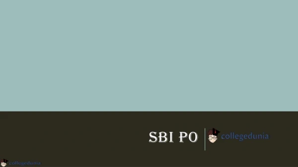 SBI PO