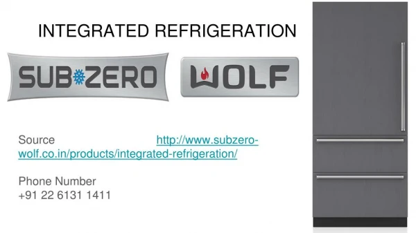Integrated Refrigeration | Integrated Fridges Online | Sub-Zero
